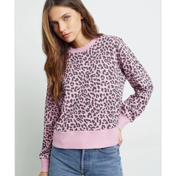 Rails Tops - Rails Ramona Pink Jaguar Sweatshirt Size M